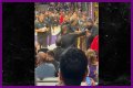 LeBron James Shoves Overzealous Fan Who Rushed Bench
